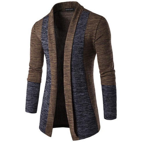 New Casual Men Cardigan Jacket Fashion Formal Men Jacket
